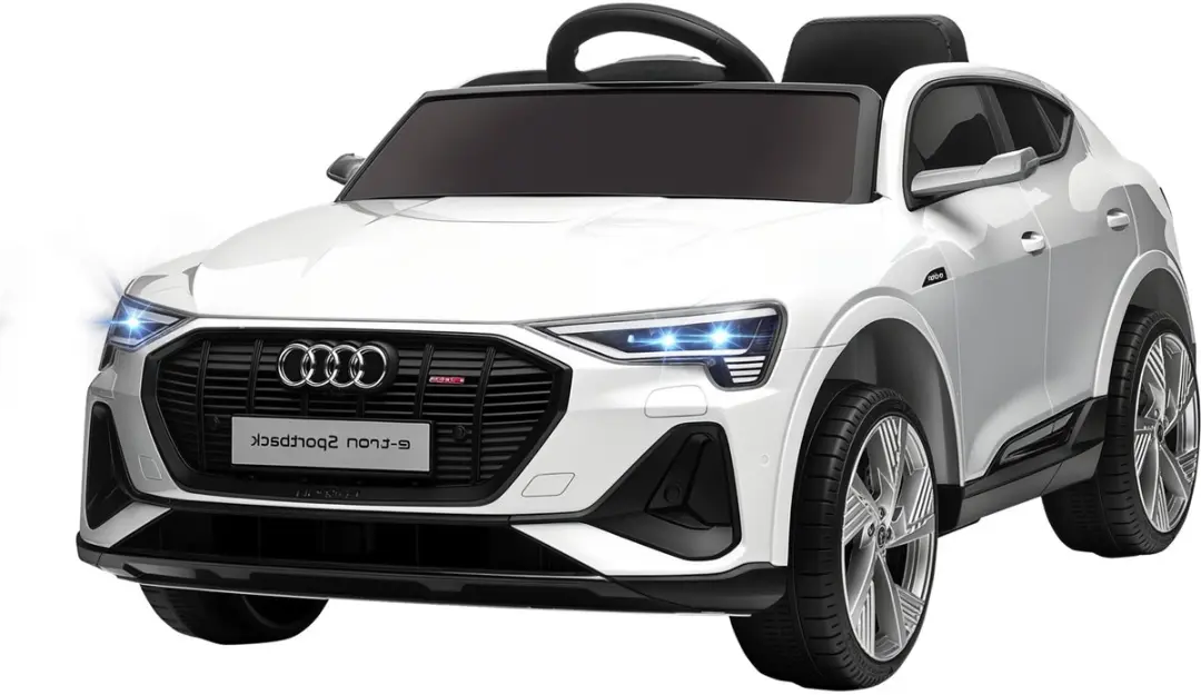 Homcom Kinderauto 12V 370-172V90WT - Wit