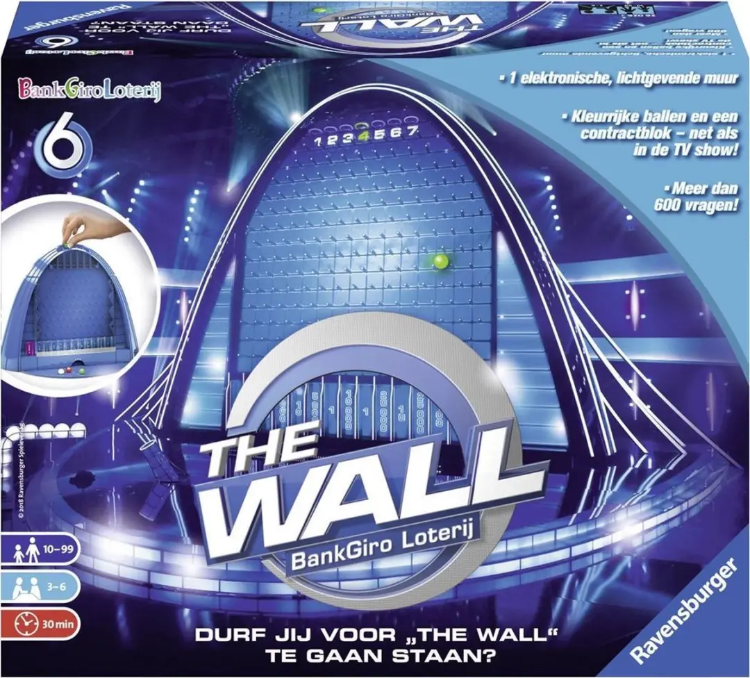 Ravensburger The Wall Bordspel - 260263 - 3-6 Spelers - afbeelding 6 van 6