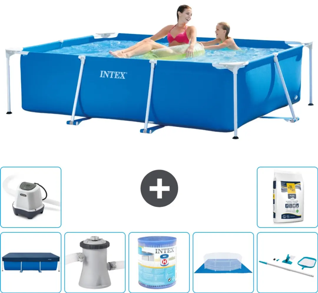 Intex Rechthoekig Frame Zwembad 220x150x60cm