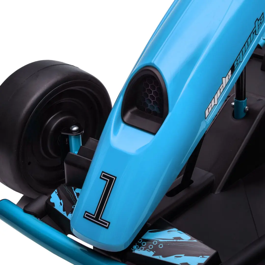 Homcom Elektrische Kart Blauw - 115x77x54cm