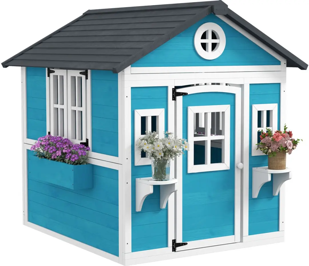 Outsunny Speelhuis Blauw