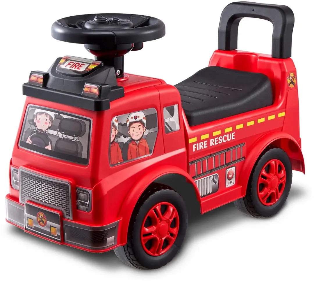 Homcom Loopauto Vrachtwagen Rood