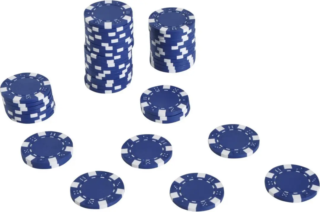 Homcom Pokerkoffer A70-014 - 500 Chips - Zilver