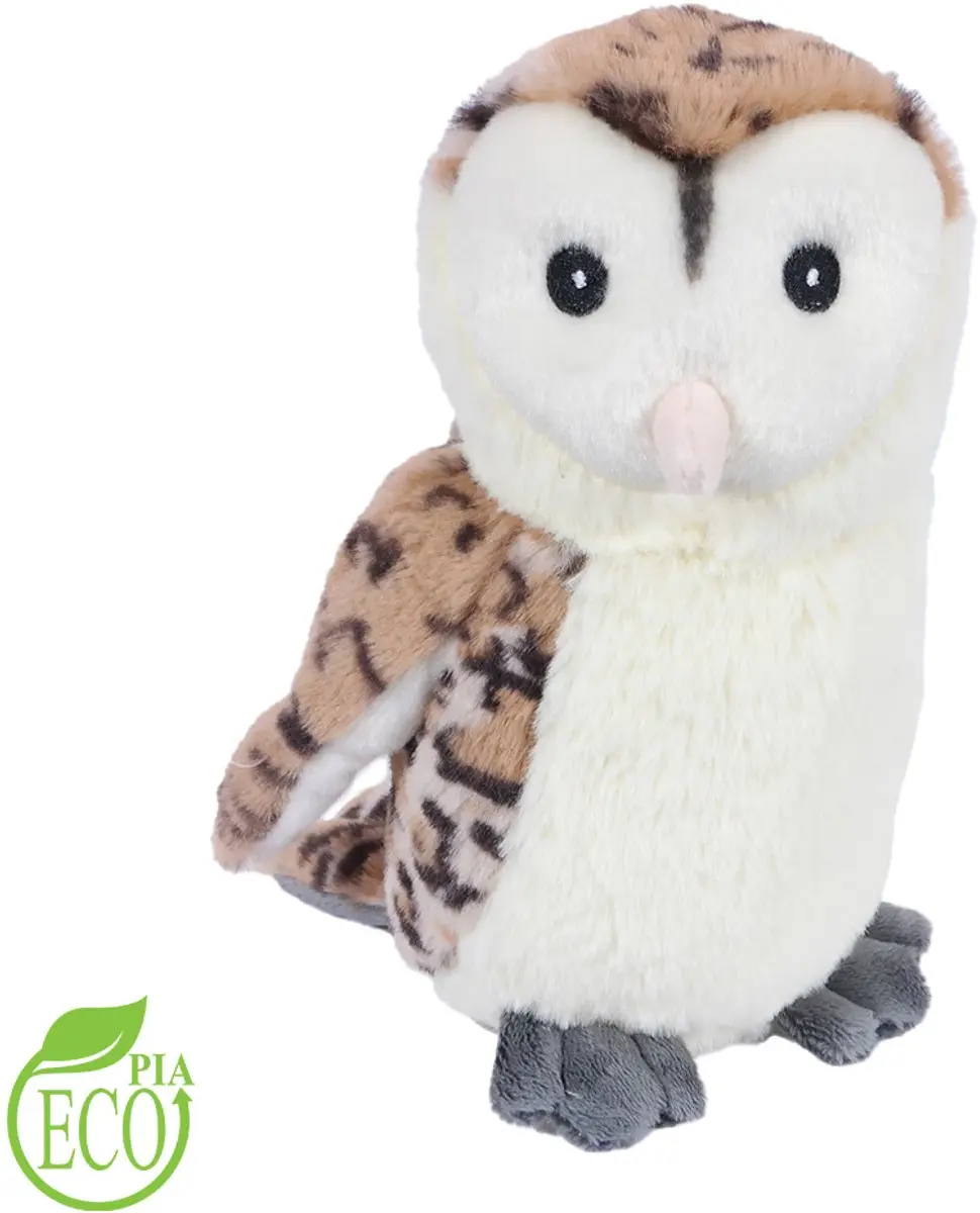 PIA Soft Toys Eco Pluche Uil 18cm