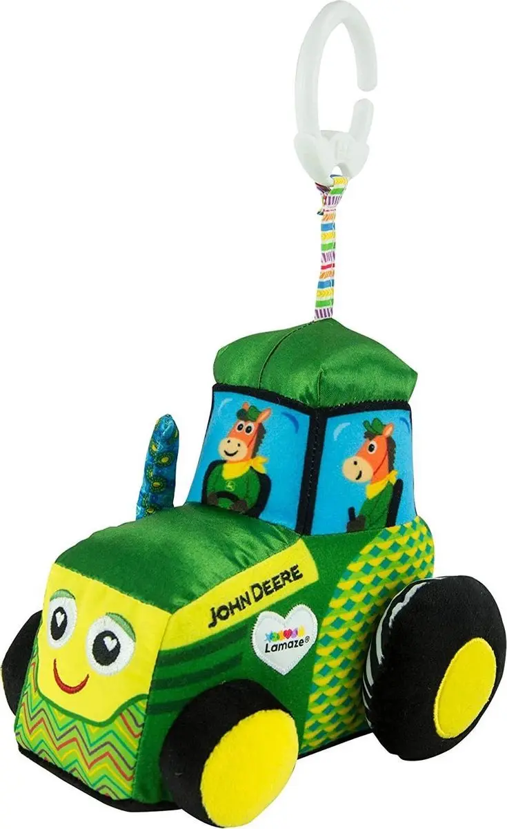 Lamaze John Deere Clip and Go Knuffel