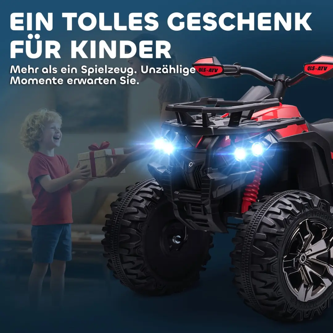 Homcom Rit Op Auto 100Lx65Bx73Hcm - Rood - 370-170V90RD