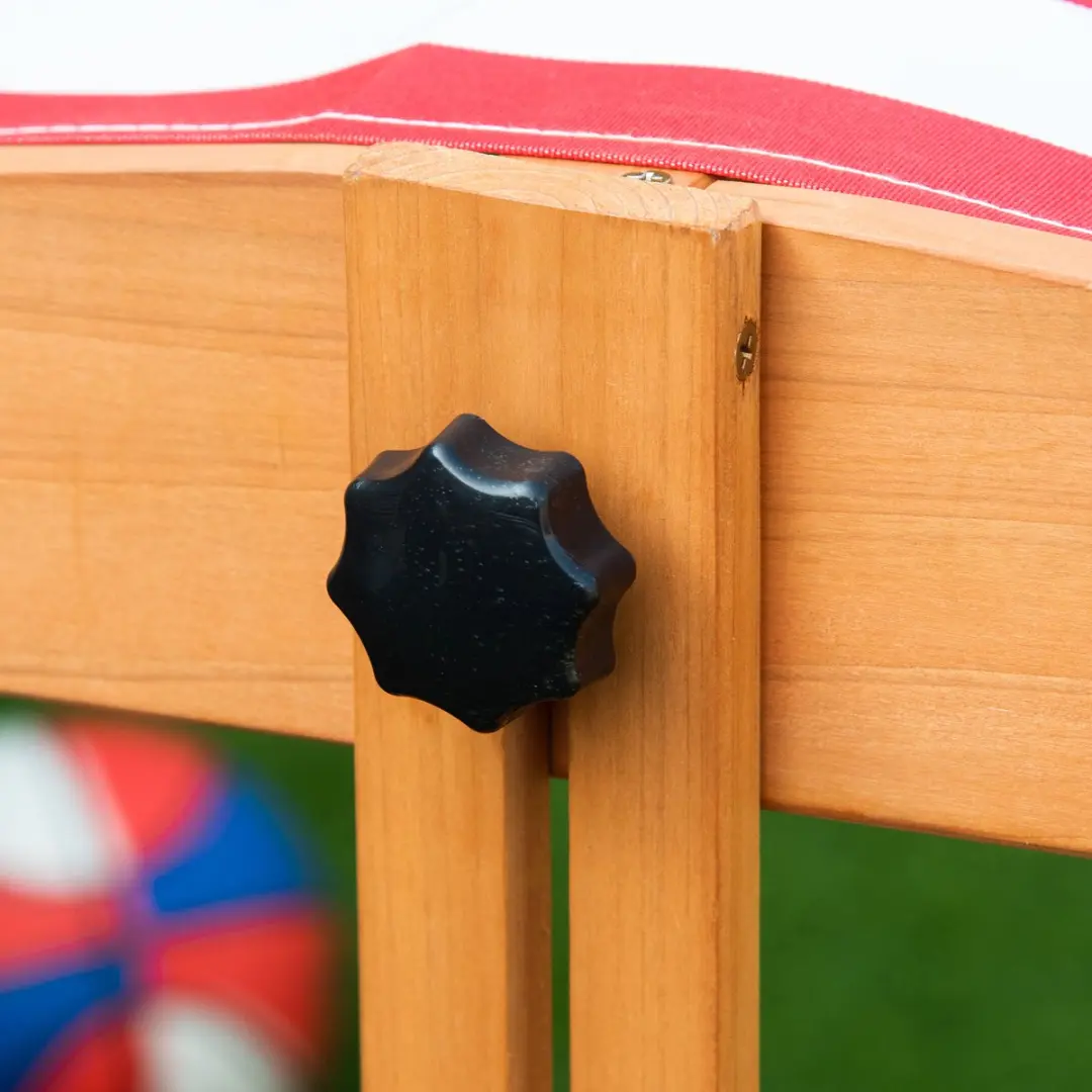 Outsunny Sandkast Zandbak 107,5cm - Geel - 343-053