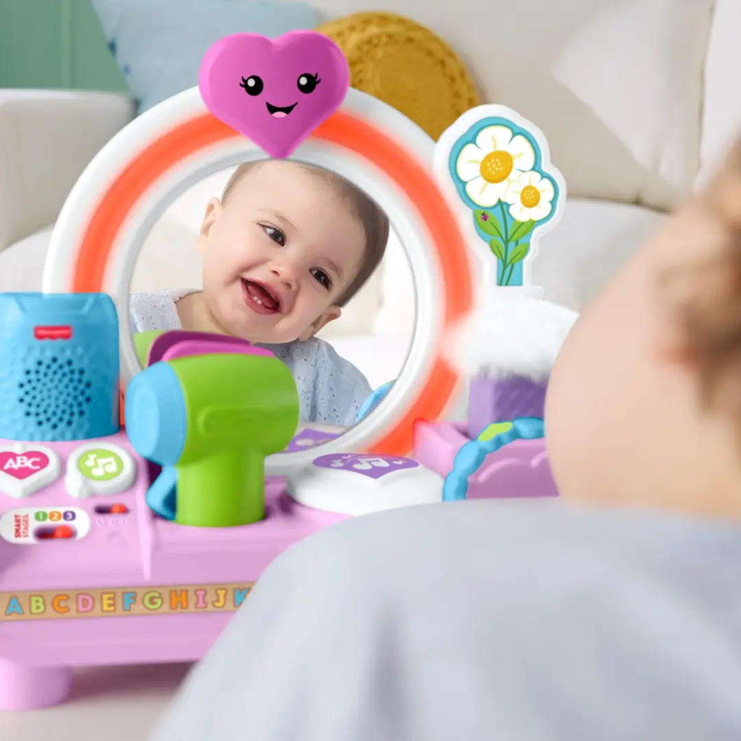 Fisher-Price Laugh & Learn Meerkleurige Vanity - Meertalig - afbeelding 6 van 6