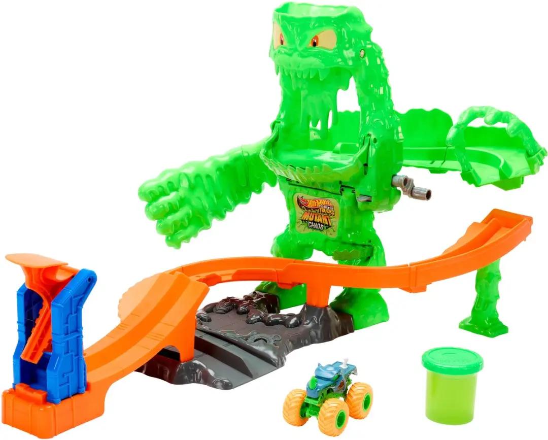 Hot Wheels Monstertrucks Versla het Gemuteerde Monster Speelset