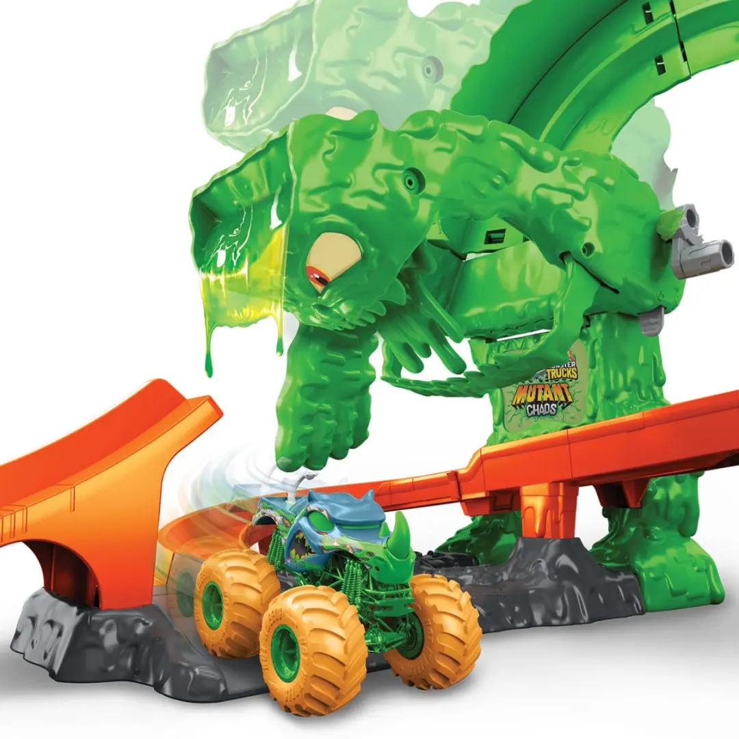 Hot Wheels Monstertrucks Versla het Gemuteerde Monster Speelset - JMK90