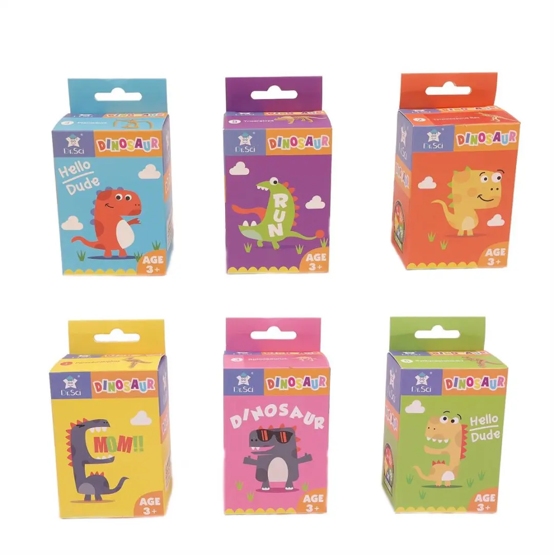 PIA Soft Toys Opgravingsset Dinosaurusskelet - 6 Stuks - Multicolor