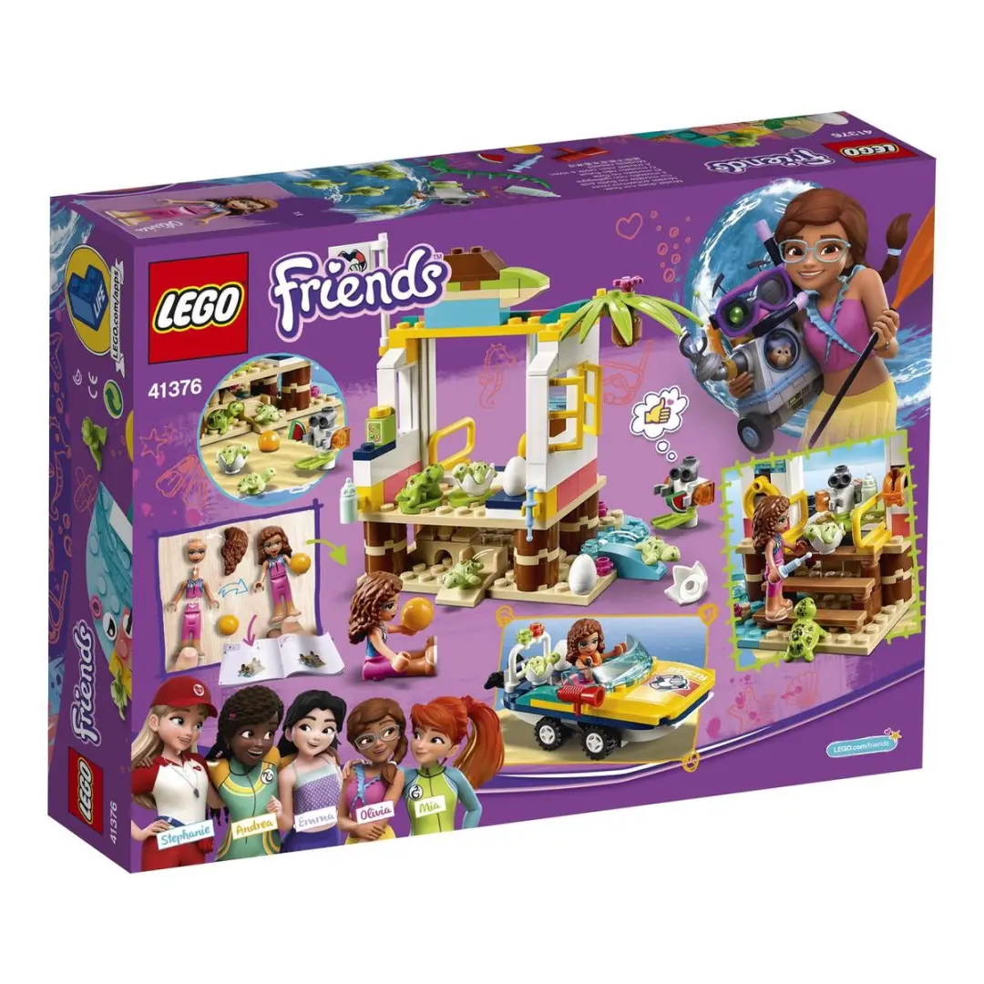 LEGO Friends Turtles Rescue Mission 41376 - 225 Stukken - Multikleur