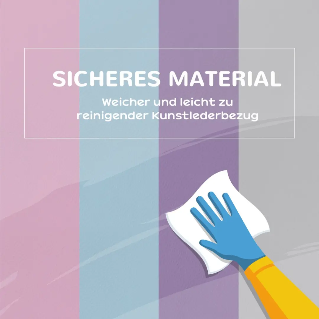 Homcom Speelset Kunstleer 60x40x11cm - 7-delig - Meerkleurig