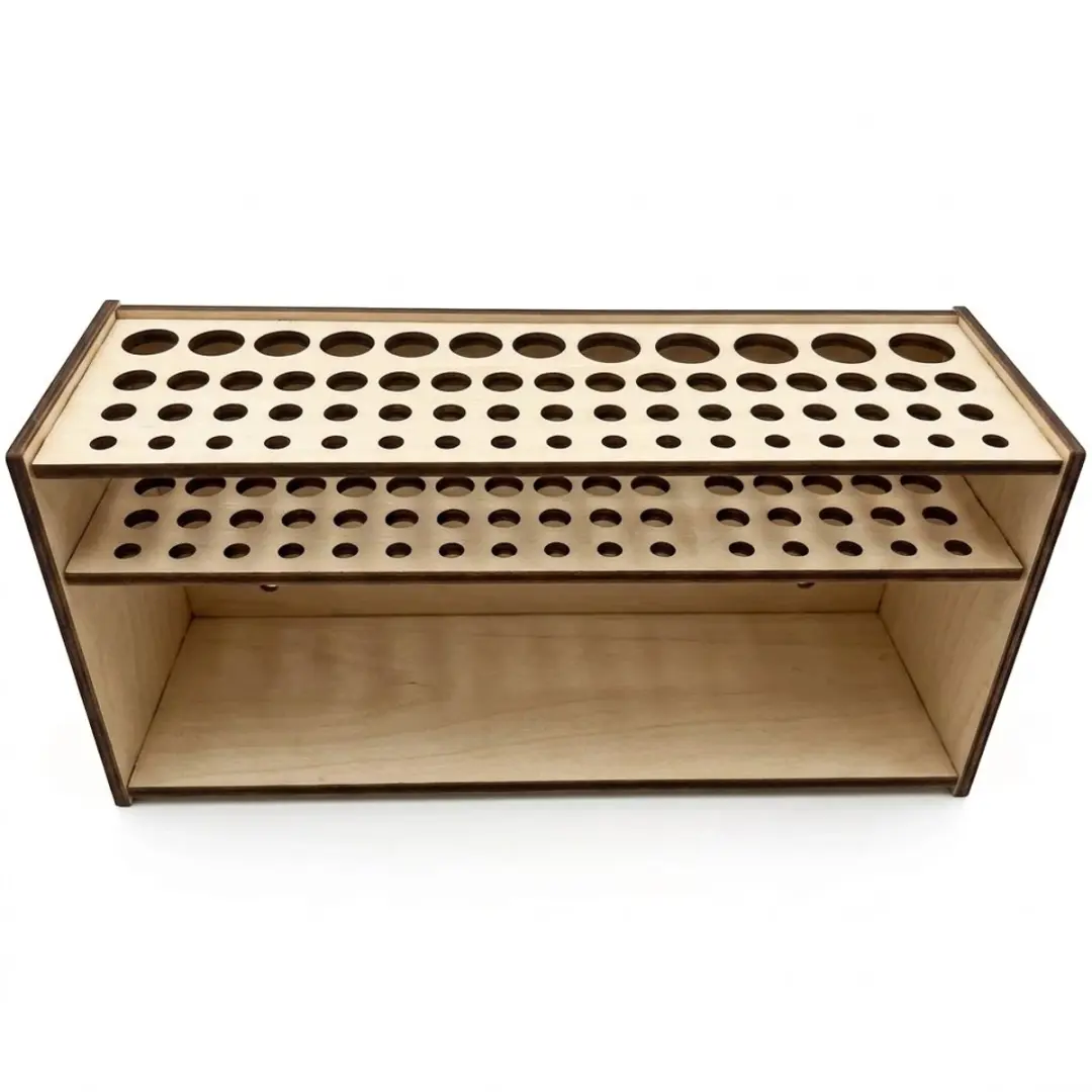 NuveX Houten Penseelhouder Bureau Organizer