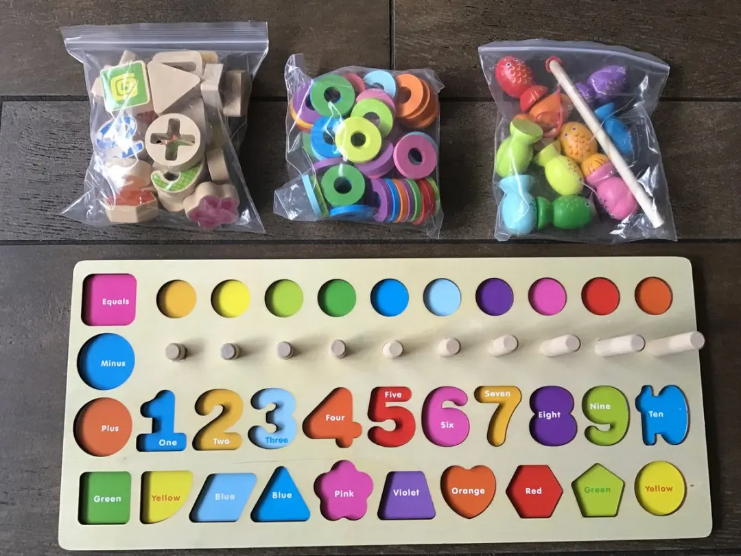 Simply for Kids Bino Educatief Houten Kinderspel 88212 - Leren Tellen