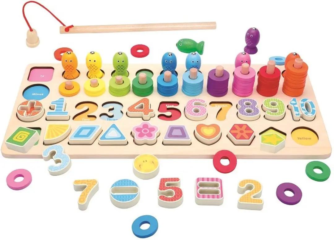 Simply for Kids Bino Educatief Houten Kinderspel 88212 - Leren Tellen