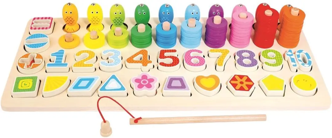 Simply for Kids Bino Educatief Houten Kinderspel 88212 - Leren Tellen