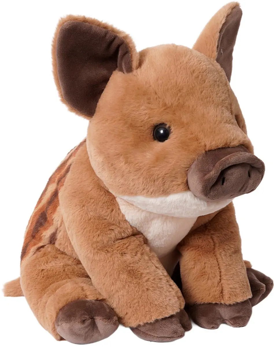 PIA Soft Toys Pluche Zwijn - Bruin 30cm