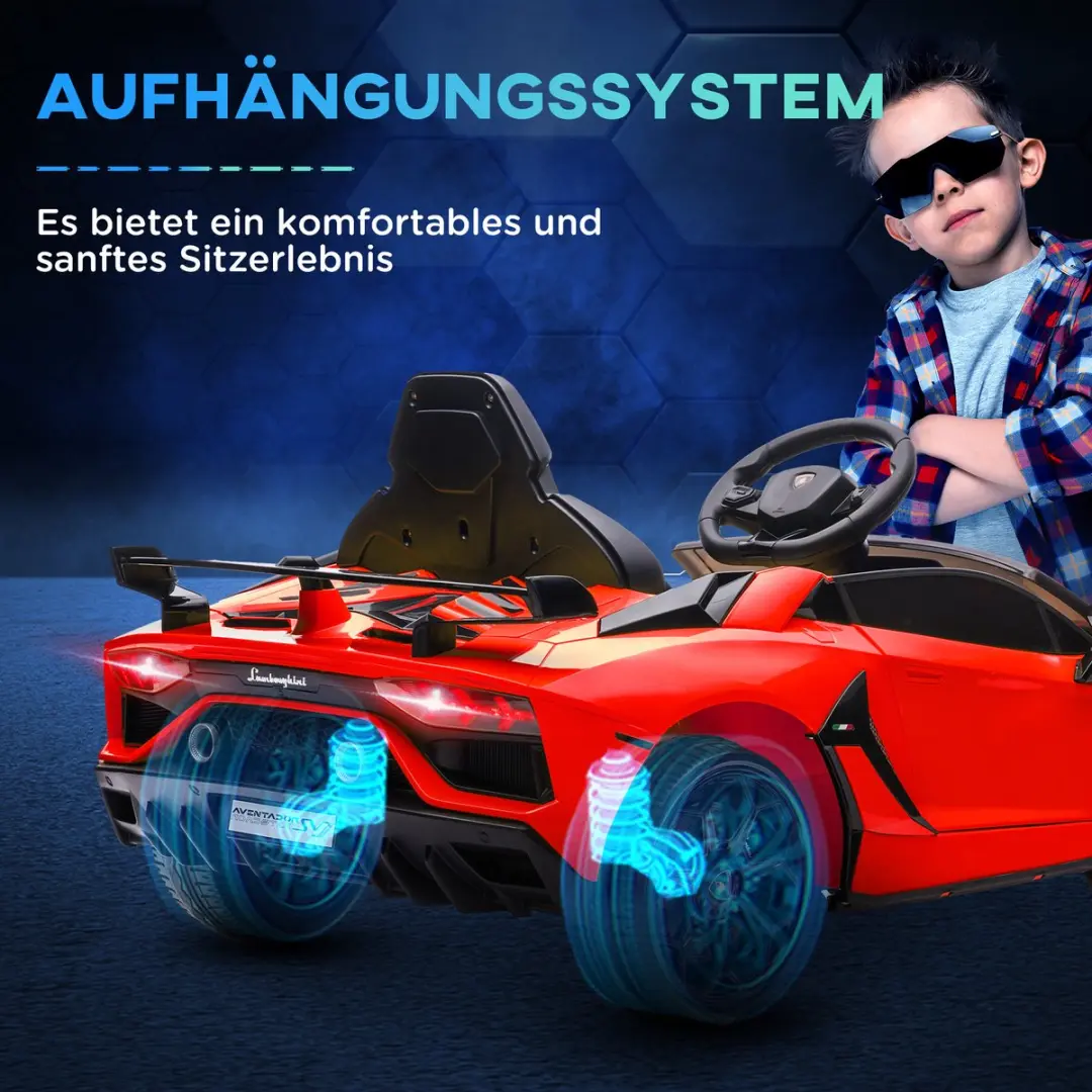 Homcom Elektrische Kinderauto 107,5x63x42cm Rood - MPN 370-306V90RD