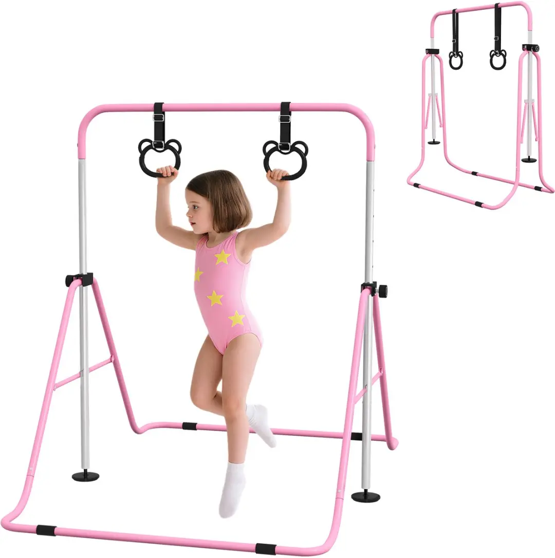 Homcom Kids Gymnastiekrek Roze