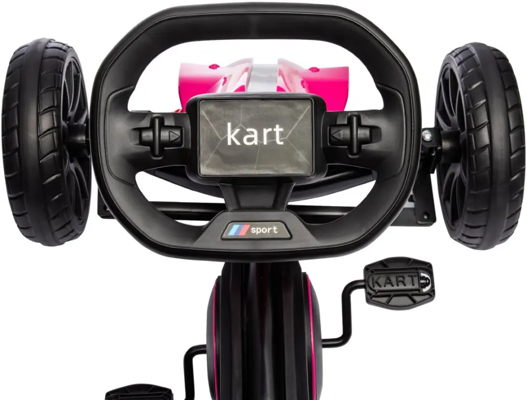 Homcom Trapauto met Pedalen - 100x58x58,5cm Roze