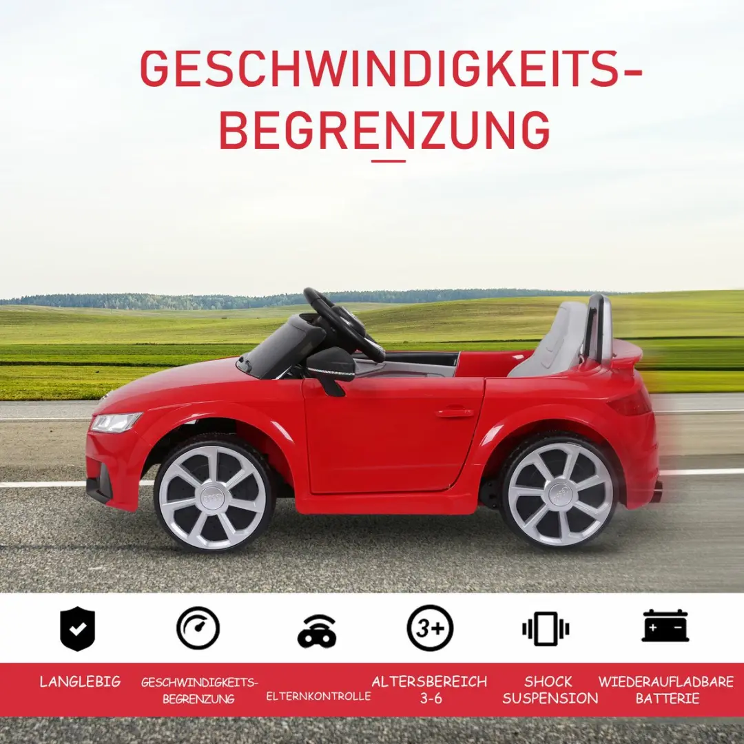 Homcom Kindervoertuig 370-079V90 - Rood