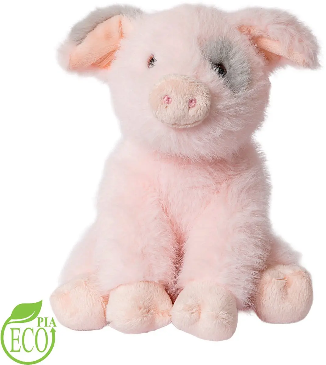 PIA Soft Toys Pluche Knuffel Varken Zittend ECO 21cm
