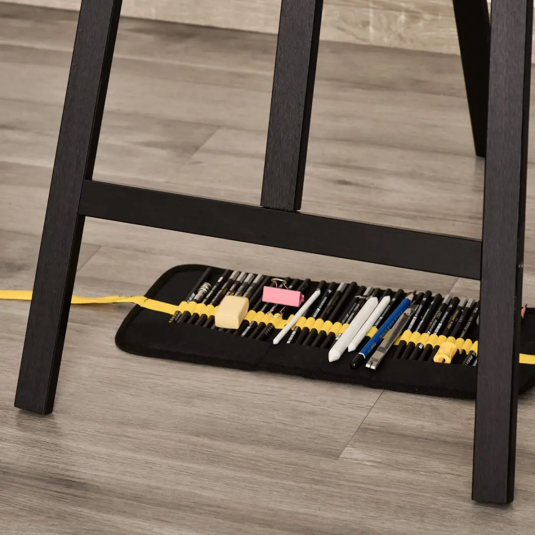 Homcom Schildersezel met Doek 914-020V01 - 90° Instelbaar