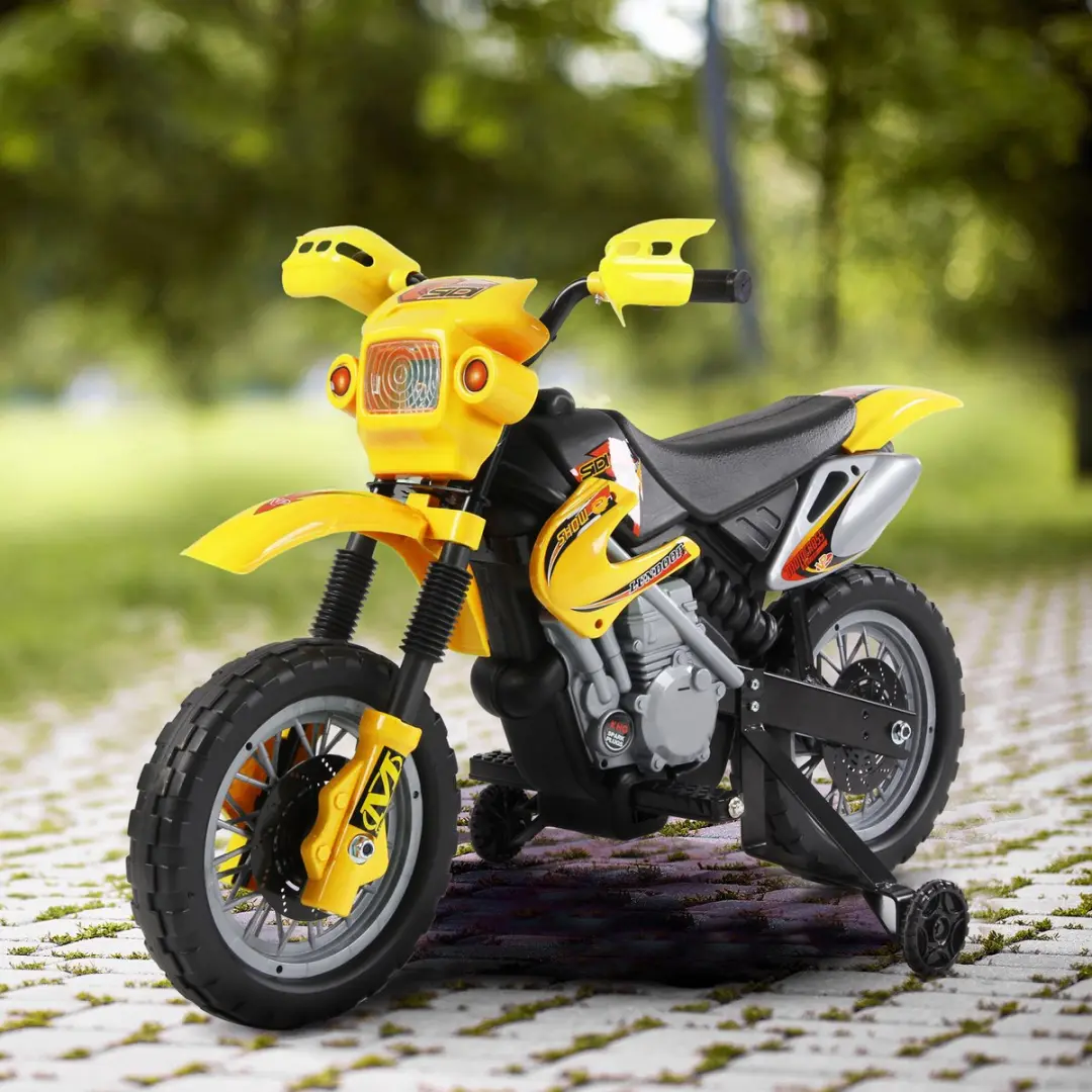 Homcom Elektrische Motorfiets 301-043YL - Geel