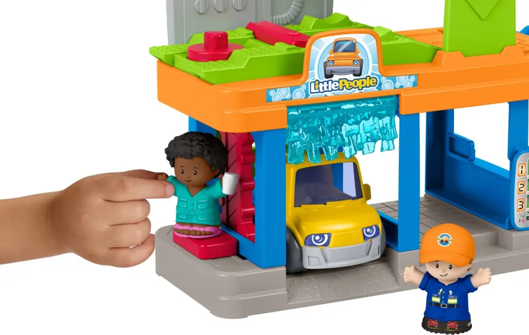 Fisher-Price Little People Tankplezier Benzinestation JJY97 - Meerkleurig