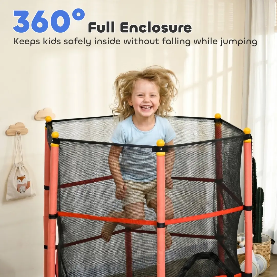 Homcom Kindentrampoline 163cm - Rood