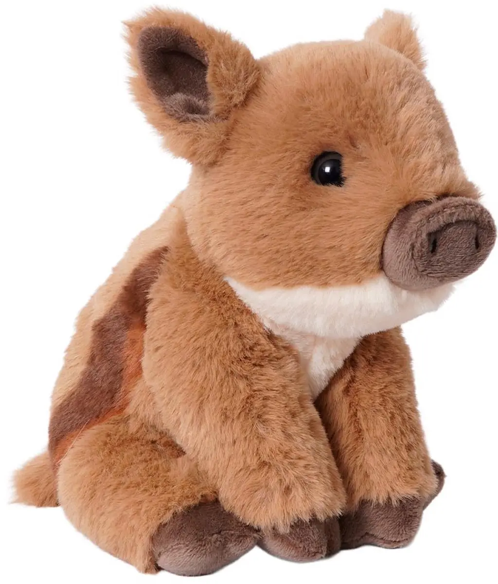 PIA Soft Toys Pluche Knuffel Zwijn - Bruin 16cm