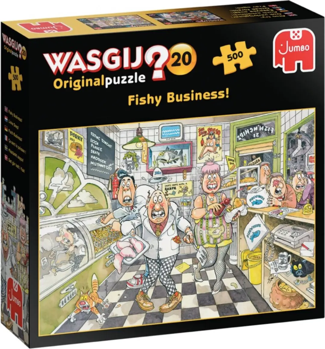 Jumbo Wasgij Original Fishy Business Puzzel 500 Stukjes