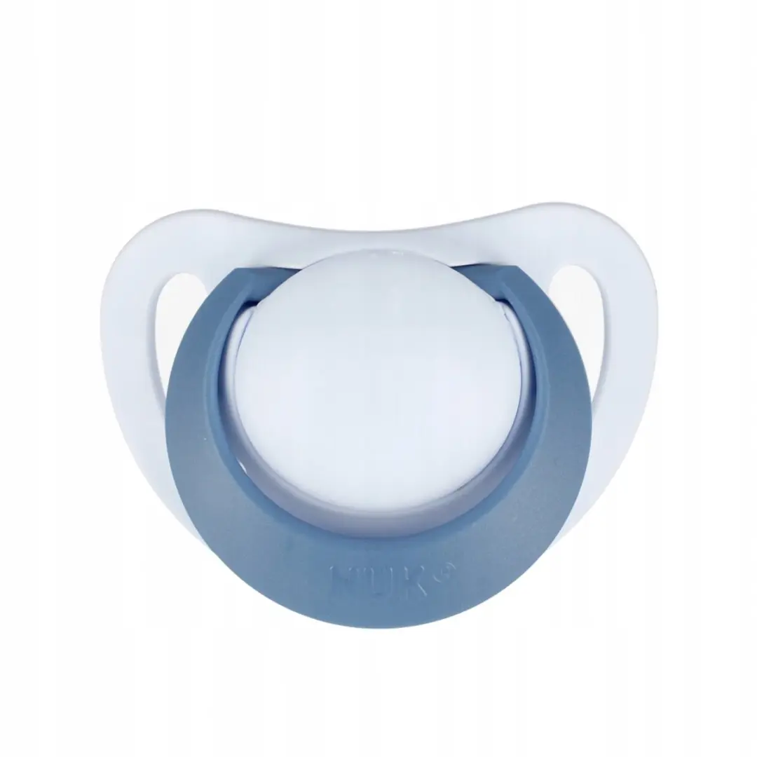 NUK Siliconen Speen 6-18m - Groen/Blauw - 2 Stuks