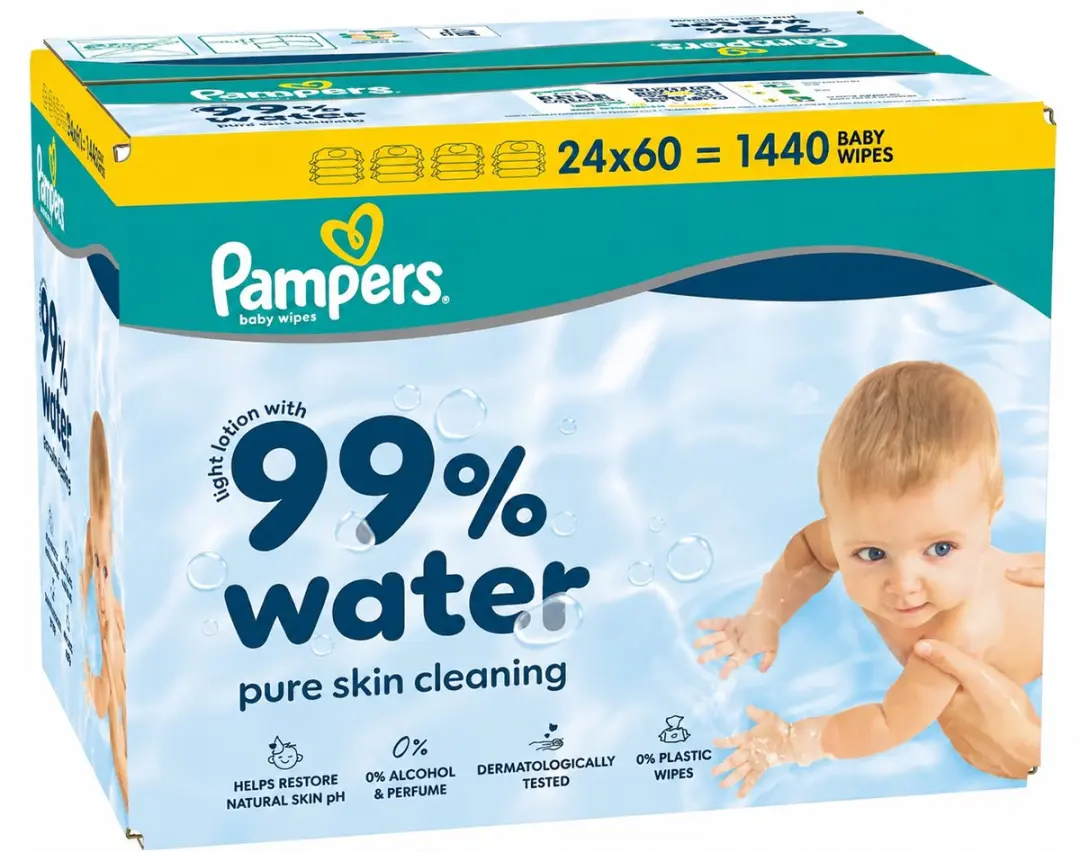 Pampers Water Babydoekjes 1440 Stuks