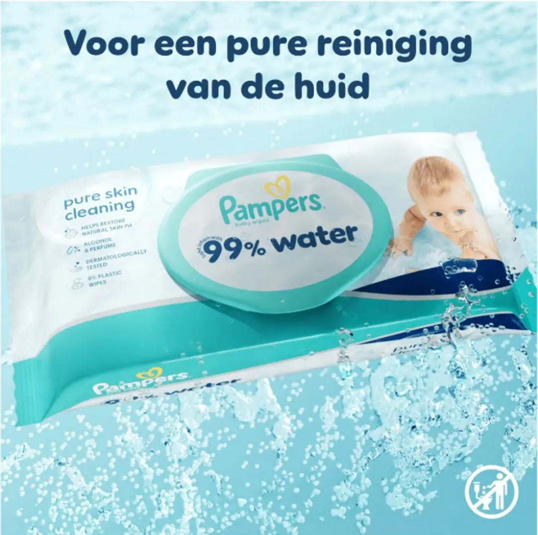 Pampers Water Babydoekjes 1440 Stuks - 24x60