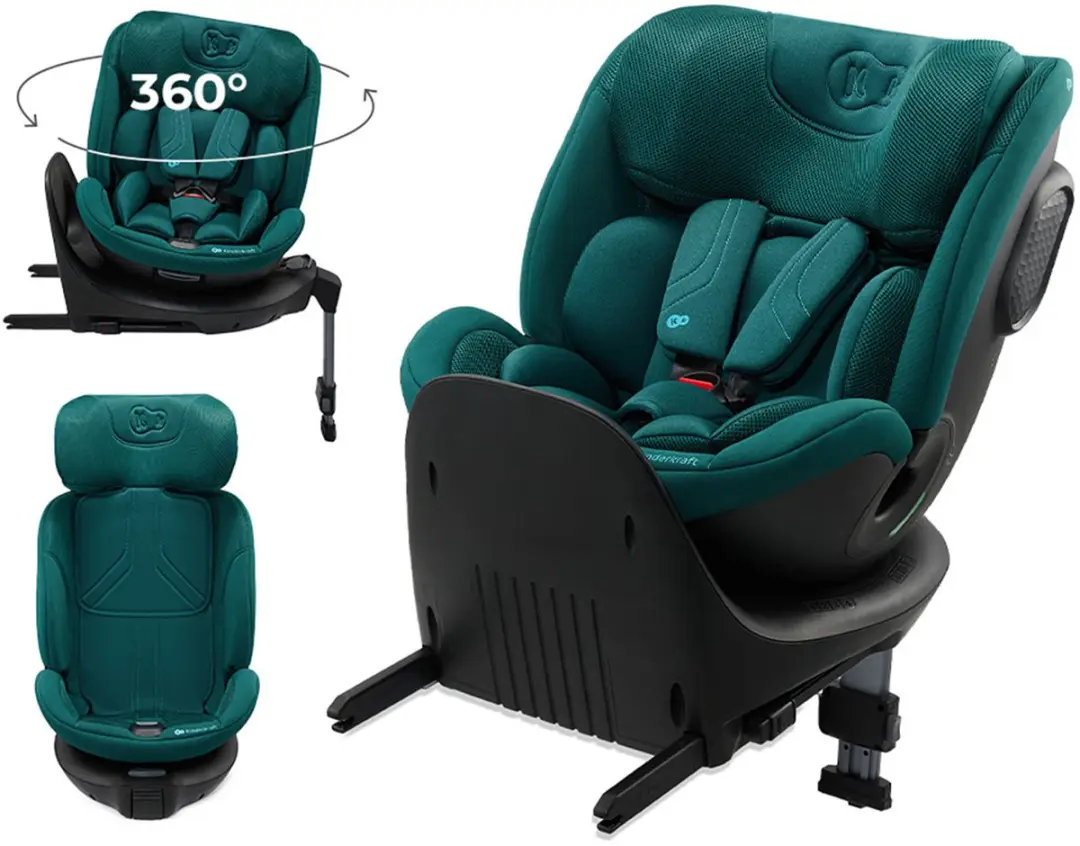 KinderKraft XRIDER 2 Autostoel - 40-150cm - Donkergroen