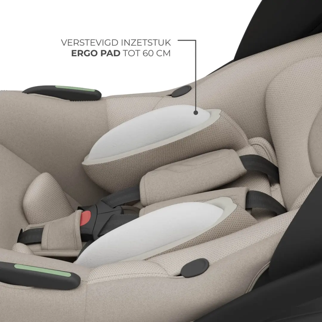 KinderKraft ENDURA SAFE FX ISOFIX Basis - Draaibaar 360° - Beige