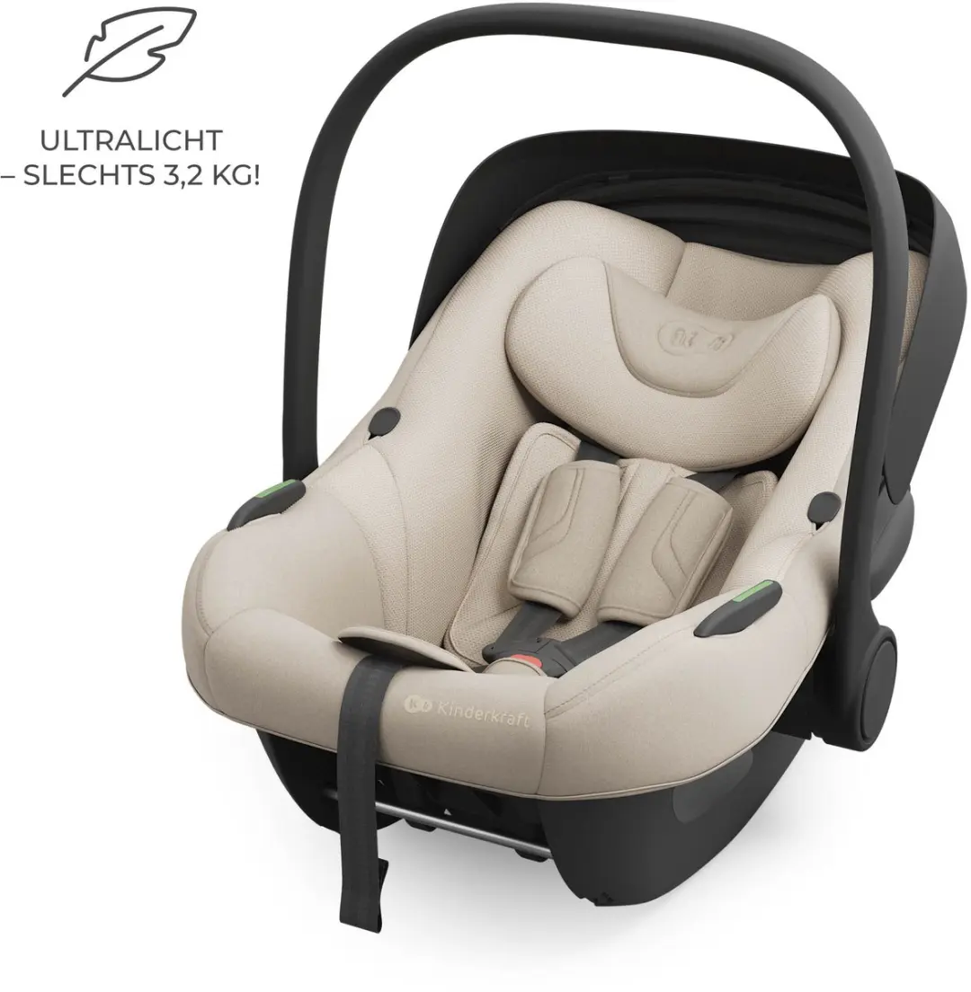 KinderKraft ENDURA SAFE FX ISOFIX Basis - Draaibaar 360° - Beige