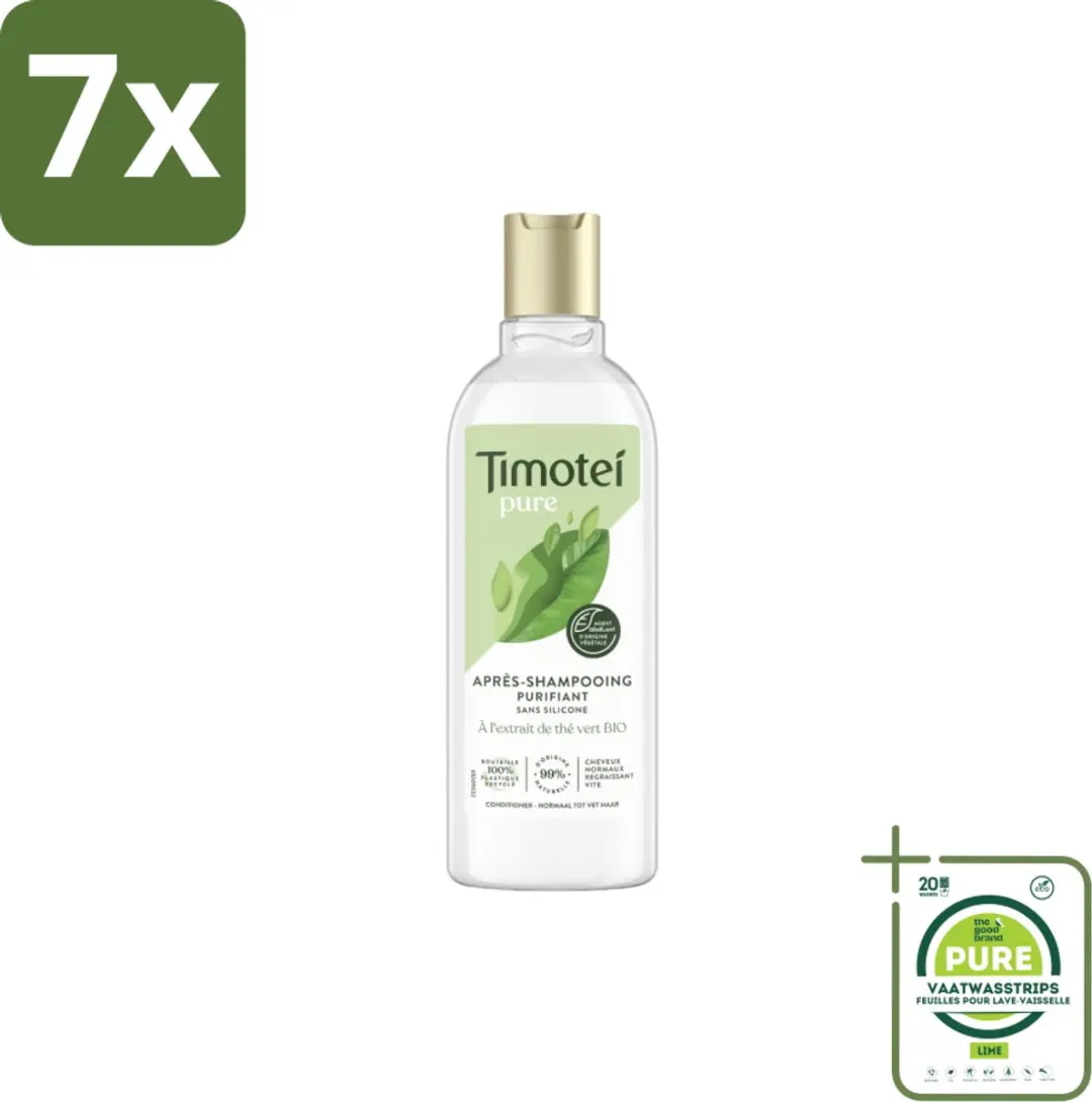 Timotei Conditioner Pure Groene Thee 300ml - 7 Stuks