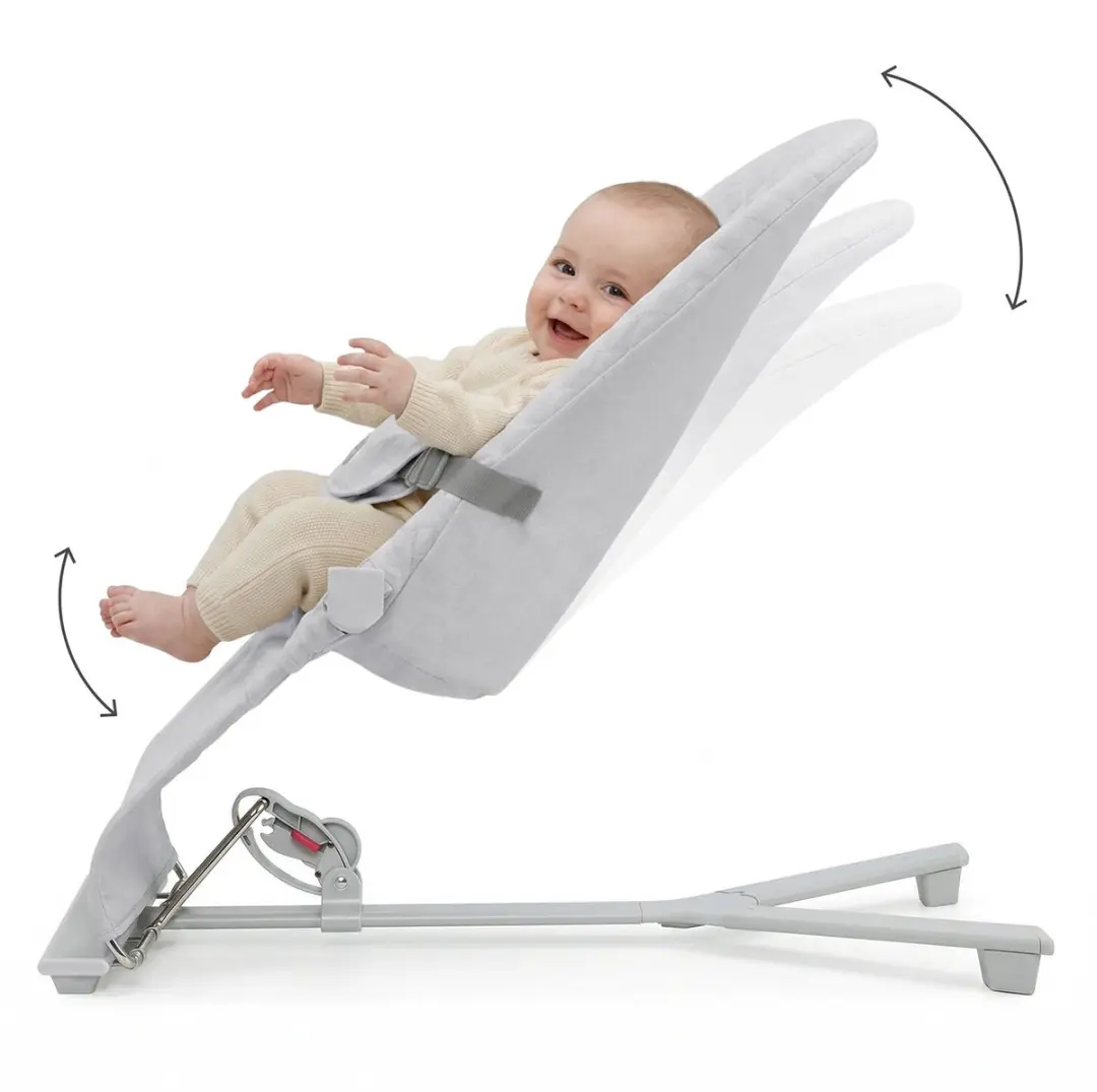 KinderKraft MIMI Wipstoel - Lichtgrijs