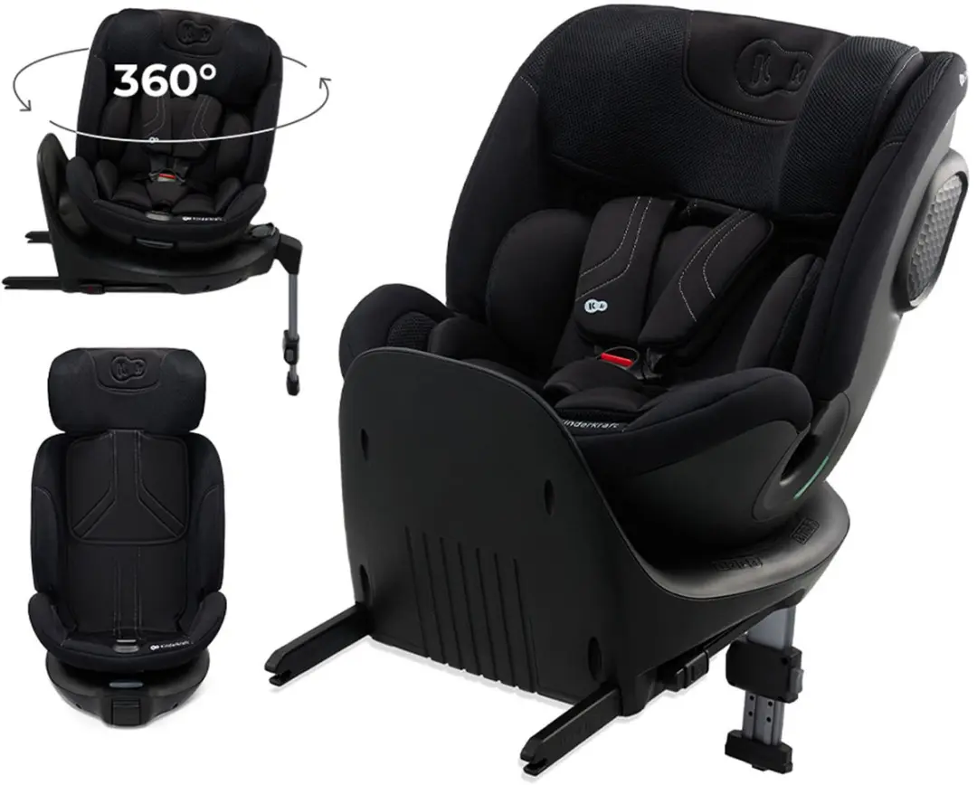 KinderKraft XRIDER 2 Autostoel 360° - i-Size 40-150cm - Zwart