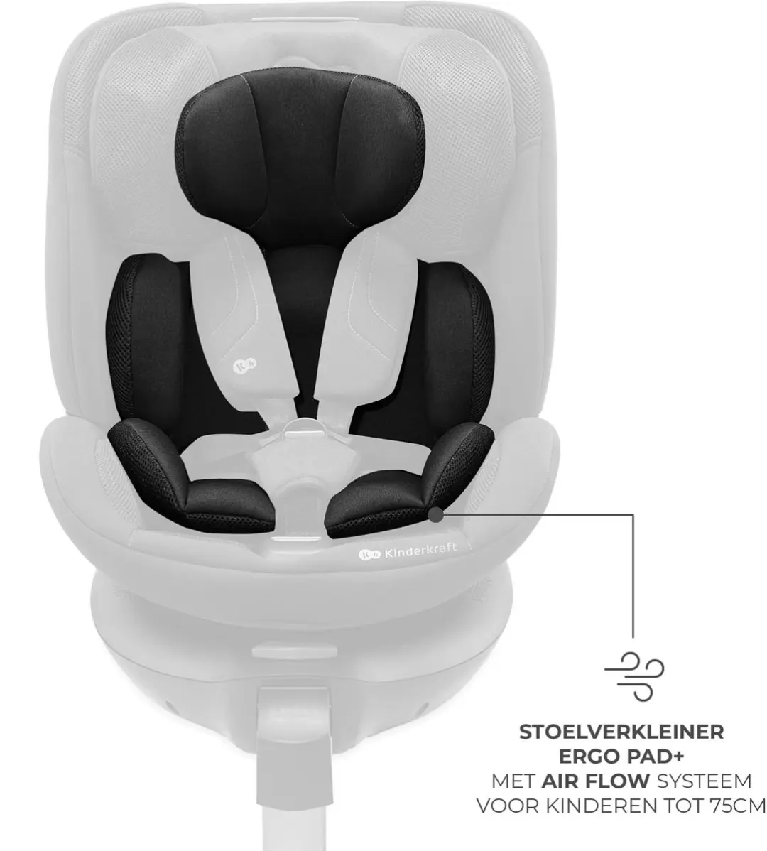 KinderKraft XRIDER 2 Autostoel 360° - i-Size 40-150cm - Zwart