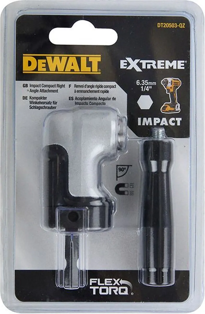 DeWalt DT20503-QZ Impact Torsion Haakse Schroefadapter