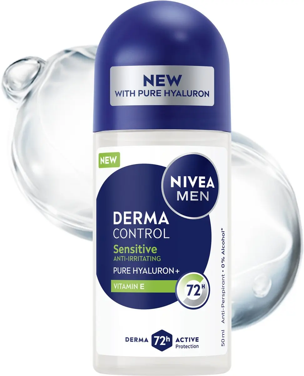 NIVEA Men Derma Control Antiperspirant Roller 50ml