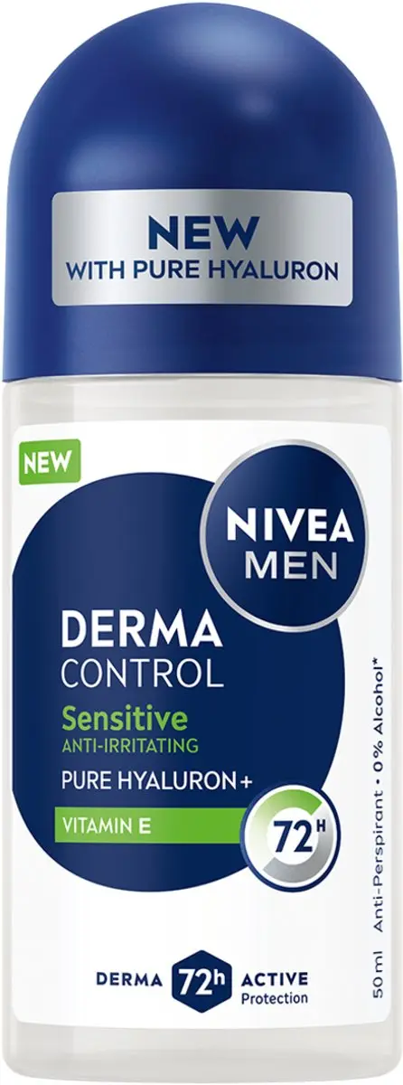 NIVEA Men Derma Control Antiperspirant Roller 50ml