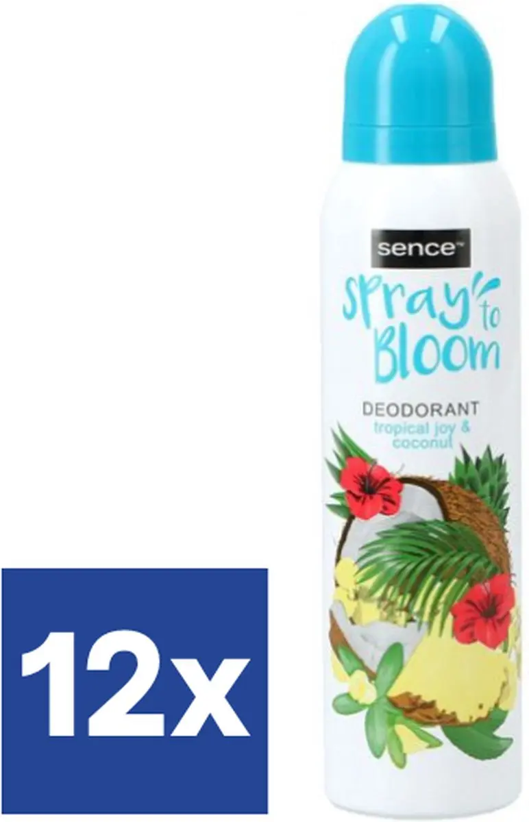 Sence Body-X Woman Deo Tropical Joy & Coconut 12x150ml