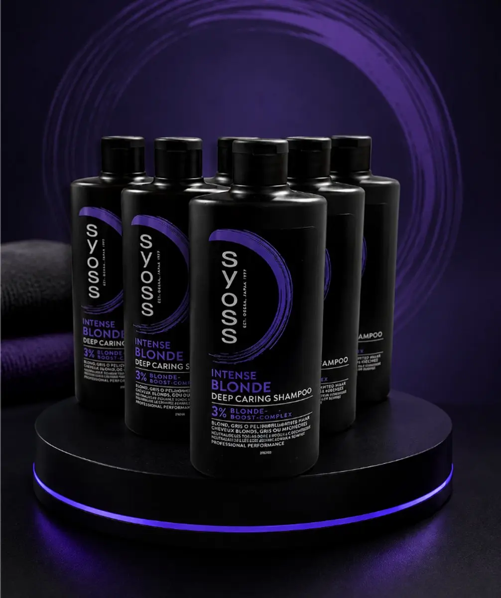 Syoss Intense Blonde Deep Caring Shampoo 440ml - 6 Stuks