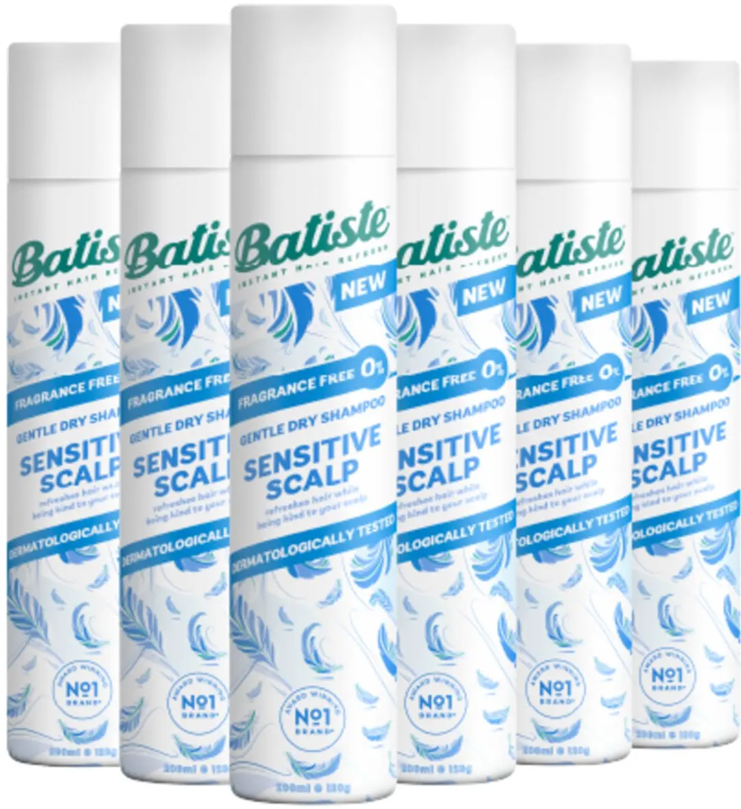 Batiste Droogshampoo Sensitive 6x200ml