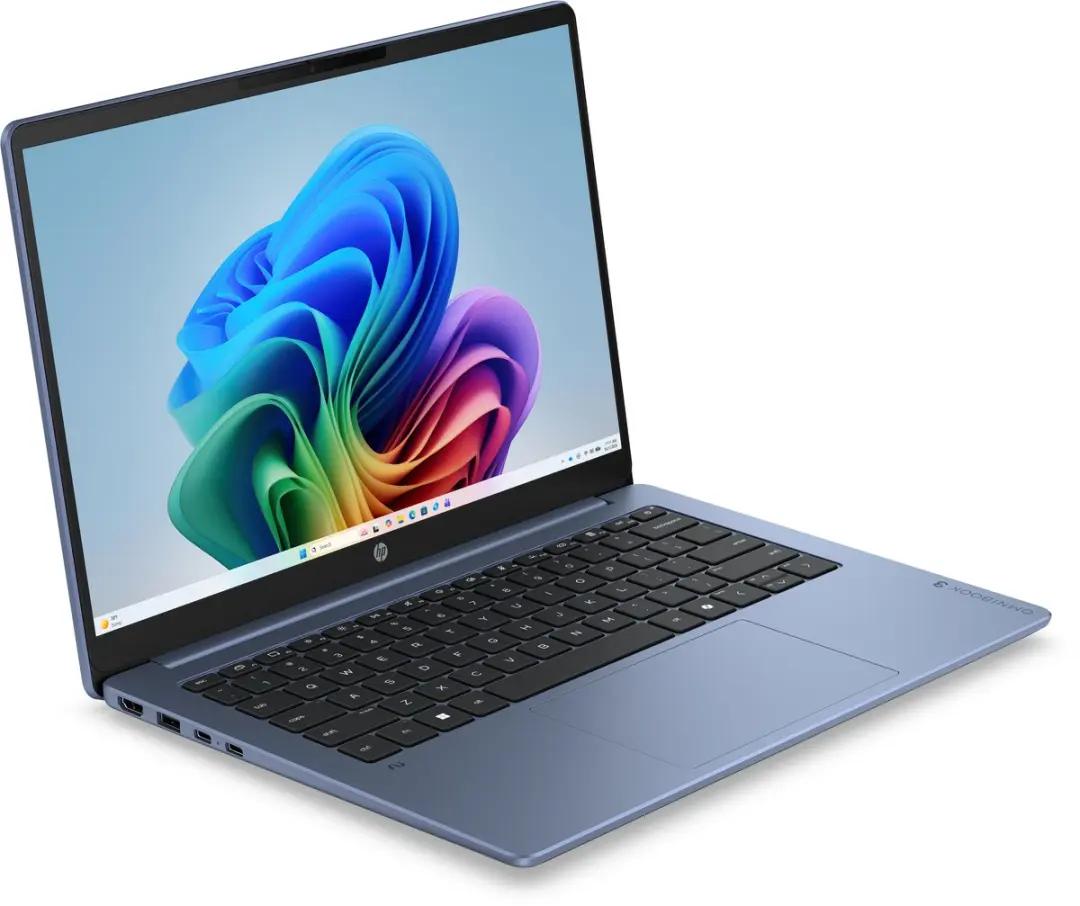 HP OmniBook 3 14-hz0716ndx Copilot+ Laptop - 14" - Snapdragon X - 16GB/512GB